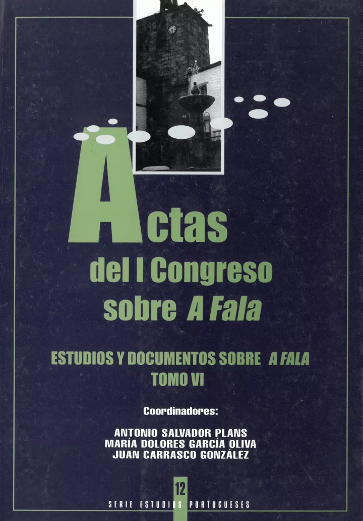  12. Actas del I Congreso sobre A Fala