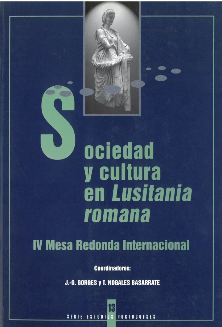 13. Sociedad y Cultura en Lusitania Romana